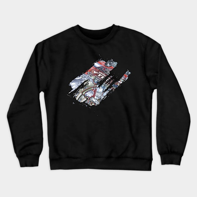 Honda VTEC Engine Torn Crewneck Sweatshirt by gaplexio